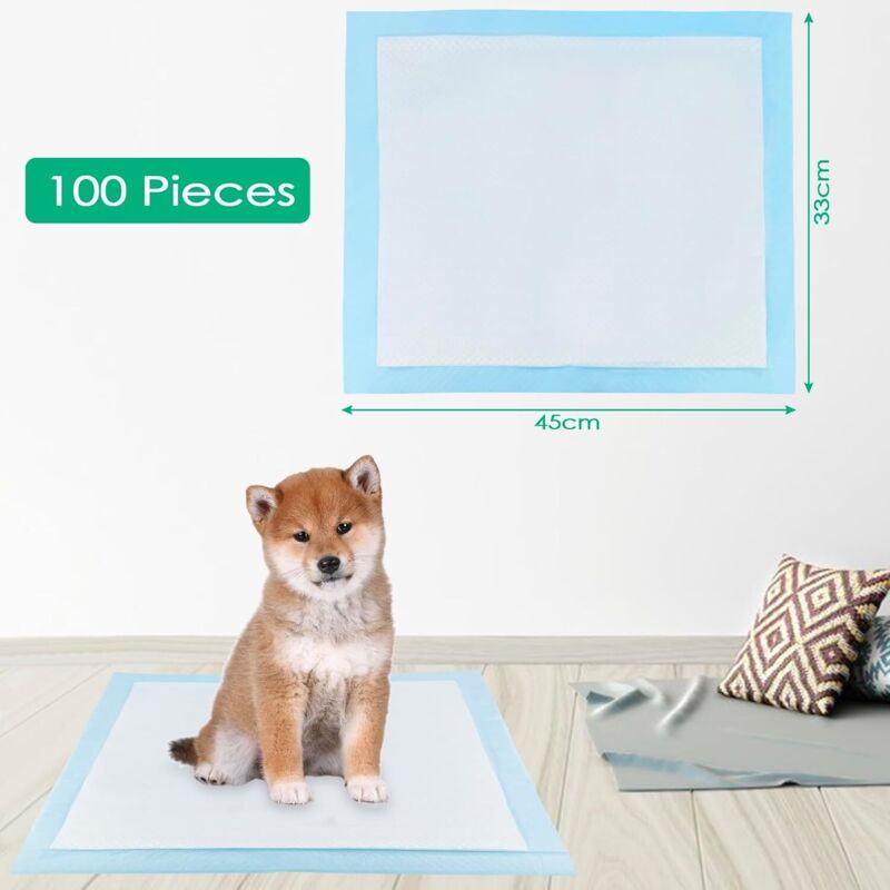 Puppy training pad, 100-pack 33 x 45 cm