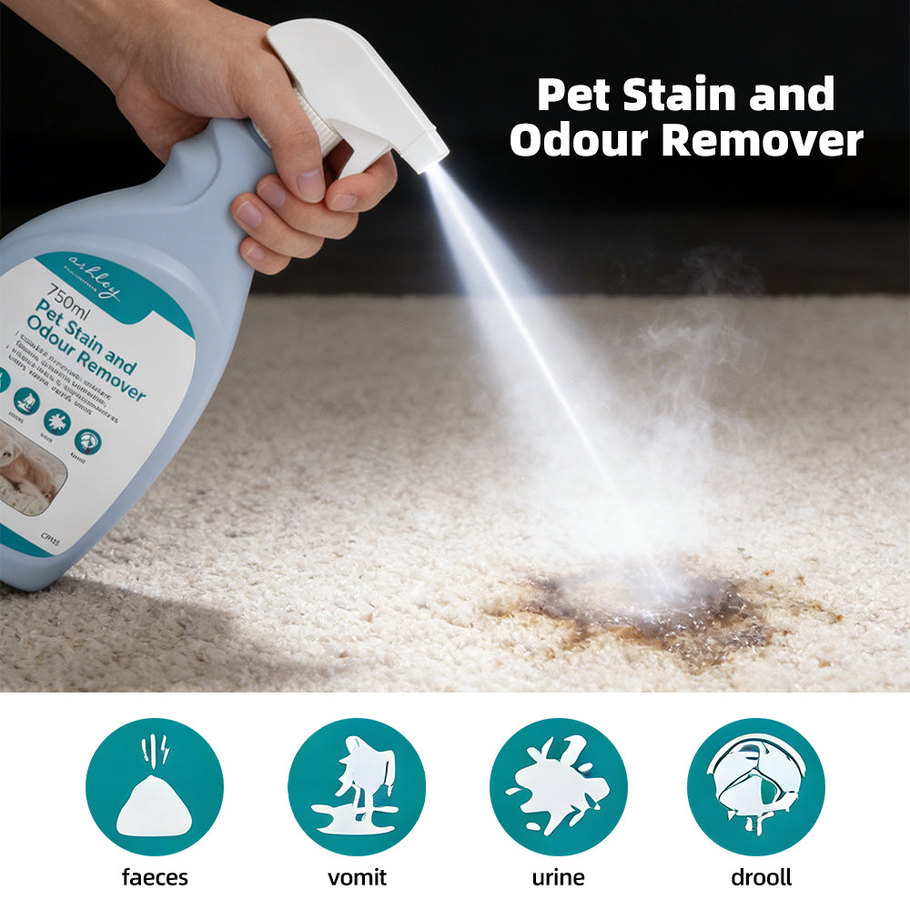 Pet stain and odour remover usage image
