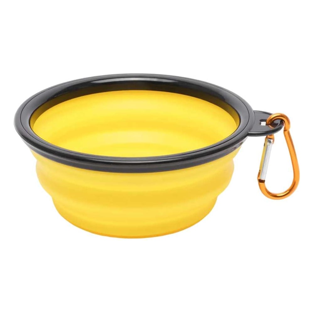 Collapsible travel pet bowl